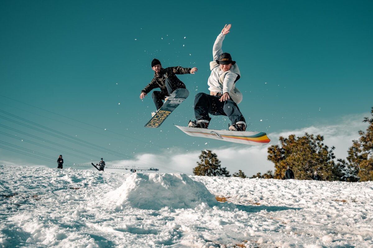 snowboarding